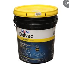 CUBETA ACEITE 15W40 CK4 TAPA AMARILLA MOBIL
