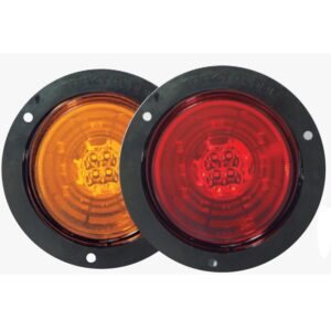 PLAFON CIRCULAR 13 LED ROJO CON ALO DE LUZ