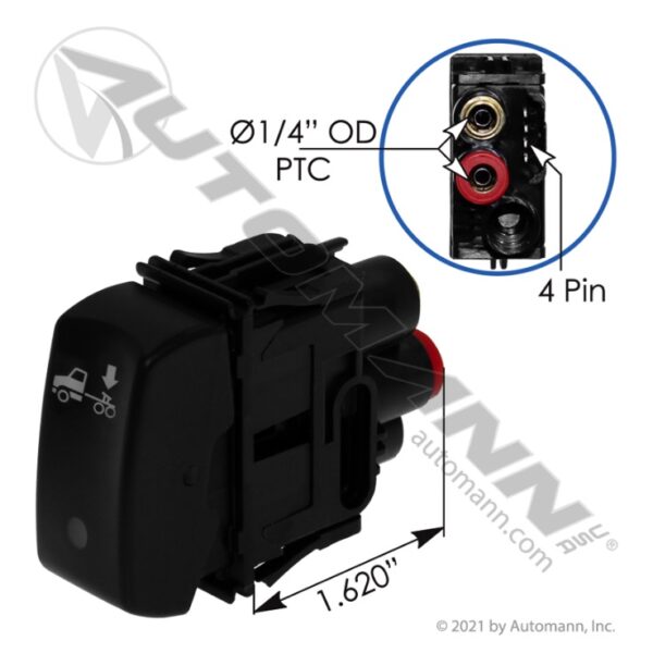 SWITCH TOMA DE FUERZA KW G90-106609 3275002 G90106602