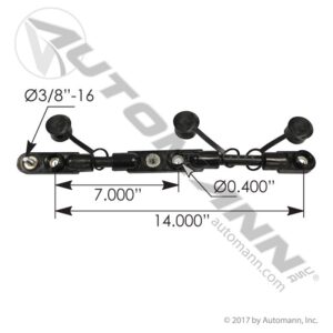 CABLE BATERIA 2/0 14" 3 BATERIAS NEGRO = MBC-5365