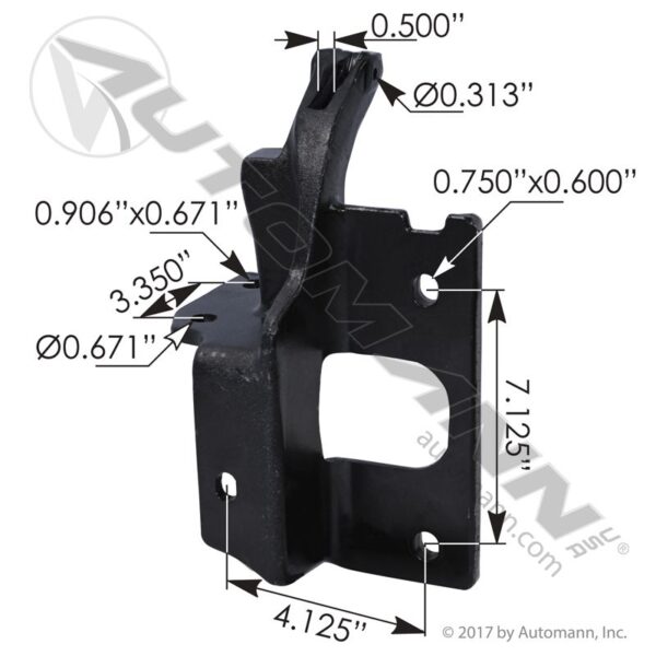 SOPORTE DEFENSA KW T680 IZQ A11-6180 564.59618L