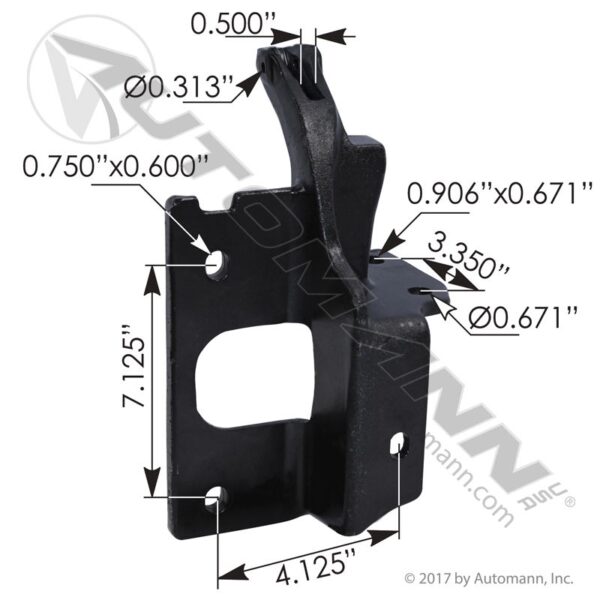 SOPORTE DEFENSA KW T680 DERA11-6180R 564.59618R