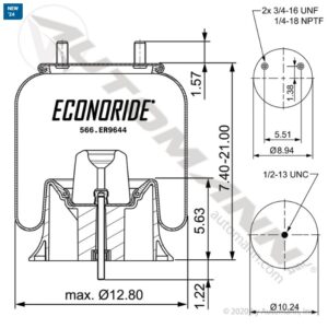 BOLSA DE AIRE SUSP INTRAAX S-23721 S23721 9644 64693