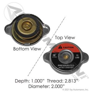 TAPON RADIADOR 15LBS KW T600 T660 T800 572.2026 RC1540