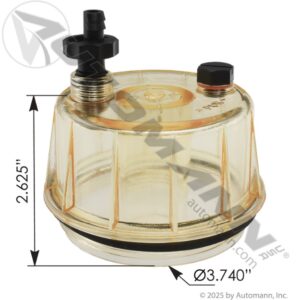 TAPA FILTRO SEPARADOR COMBUSTIBLE RACOR CAT IHC P564748