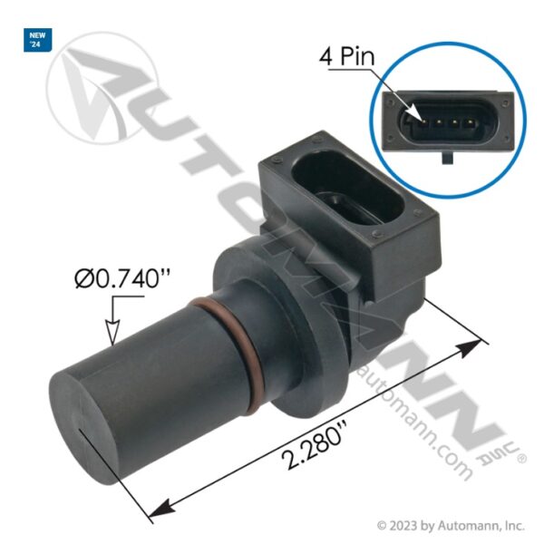 SENSOR TRANSMISION FREIGHTLINER 60082401 60-0824-001 4PIN