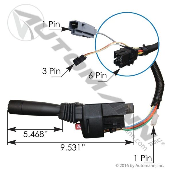 PALANCA DIRECCIONAL INTL 4900 DURASTAR 2002875C91 3566936C91