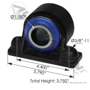 SOPORTE MOTOR INTL 507569C91 DT1890 500.219 500219 POLIURE