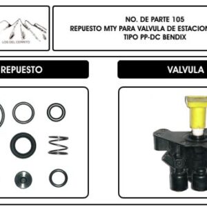 REPUESTO VALVULA ESTACION PP-DC BENDIX