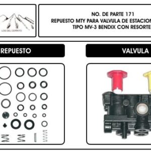 REPUESTO VALVULA ESTACION MV-3 BENDIX