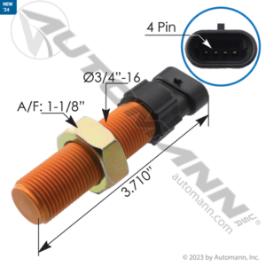 SENSOR VELOCIDAD 4 PINES KW T270 T300 T370 Q216004 ORIGINAL