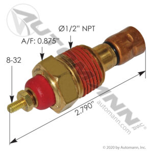 BULBO TEMPERATURA AGUA KW PACCAR 225F CUERDA GRANDE