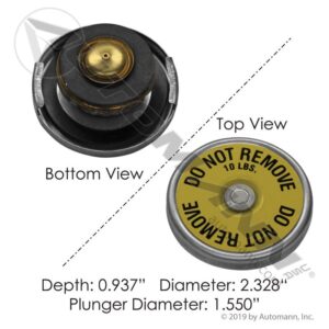 TAPON RADIADOR 10LBS VOLVO REDONDO 212083202