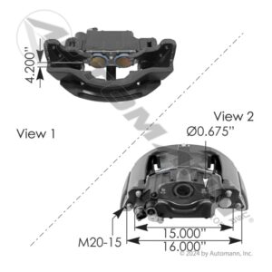 CALIPER REMOLQUE MERITOR IZQUIERDO EX225L2