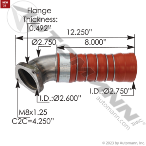 MANGUERA COPLE CONEXION EGR ISX ISX15 3684238