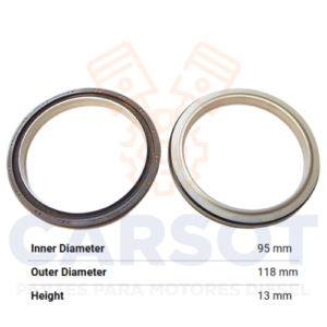 RETEN TRASERO CIGUEÑAL 4JJ1 ELF200 ELF300 8970715611