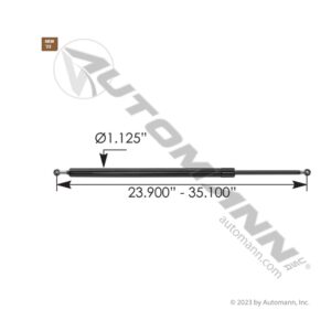 AMORTIGUADOR COFRE CASCADIA TN A1721056000 A17-19230-000