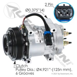 COMPRESOR A/C KW T680 7H15 F691013 F691015 20-04106-A