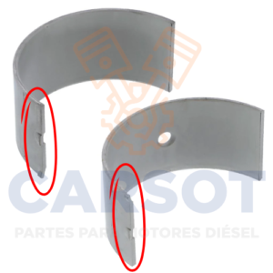 PAR METAL BIELA FRACTURADA ISX15 172045E 2882087