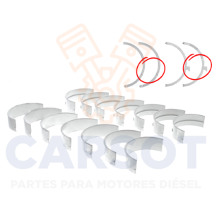 JGO METAL BANCADA .030 L10 M11 ISM 171869 3400713 4025123