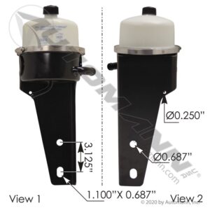 TANQUE HIDRAULICO CON BASE KW PETERB 579 J866005 J86-6005