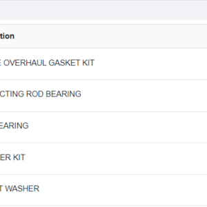 MEDIA REPARACION CAT 3304 PISTON 1654262