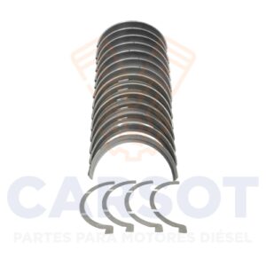 JGO COMPLETO METALES BANCADA STD MX13 CON MEDIAS LUNAS