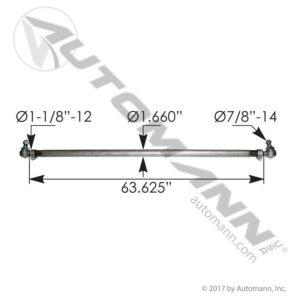 BARRA TRANSVERSAL FREIGHTLINER CASCADIA FLD A6803307903
