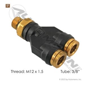 CONECTOR DUPLEX MACHO 177.12C616M12 TUBO 3/8"